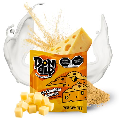 Don dip sabor cheddar intenso