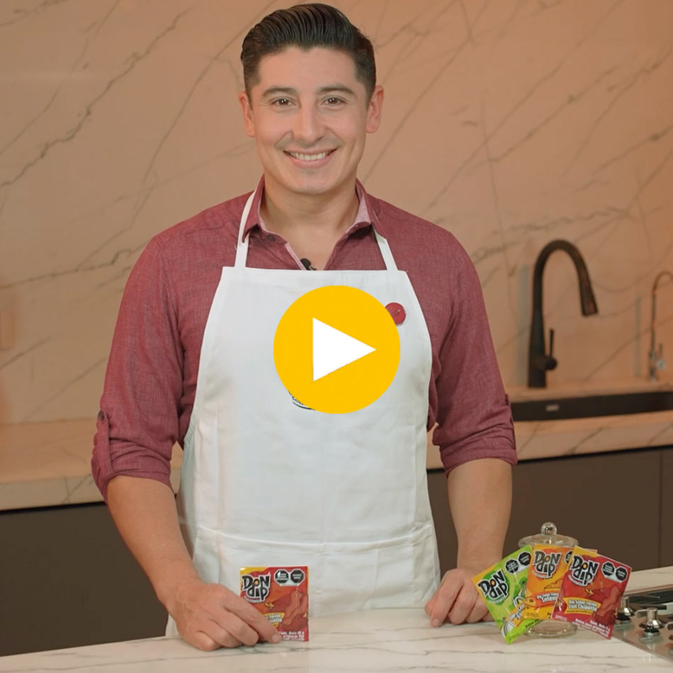 Fetuccini Con Camarones en Salsa Don Dip